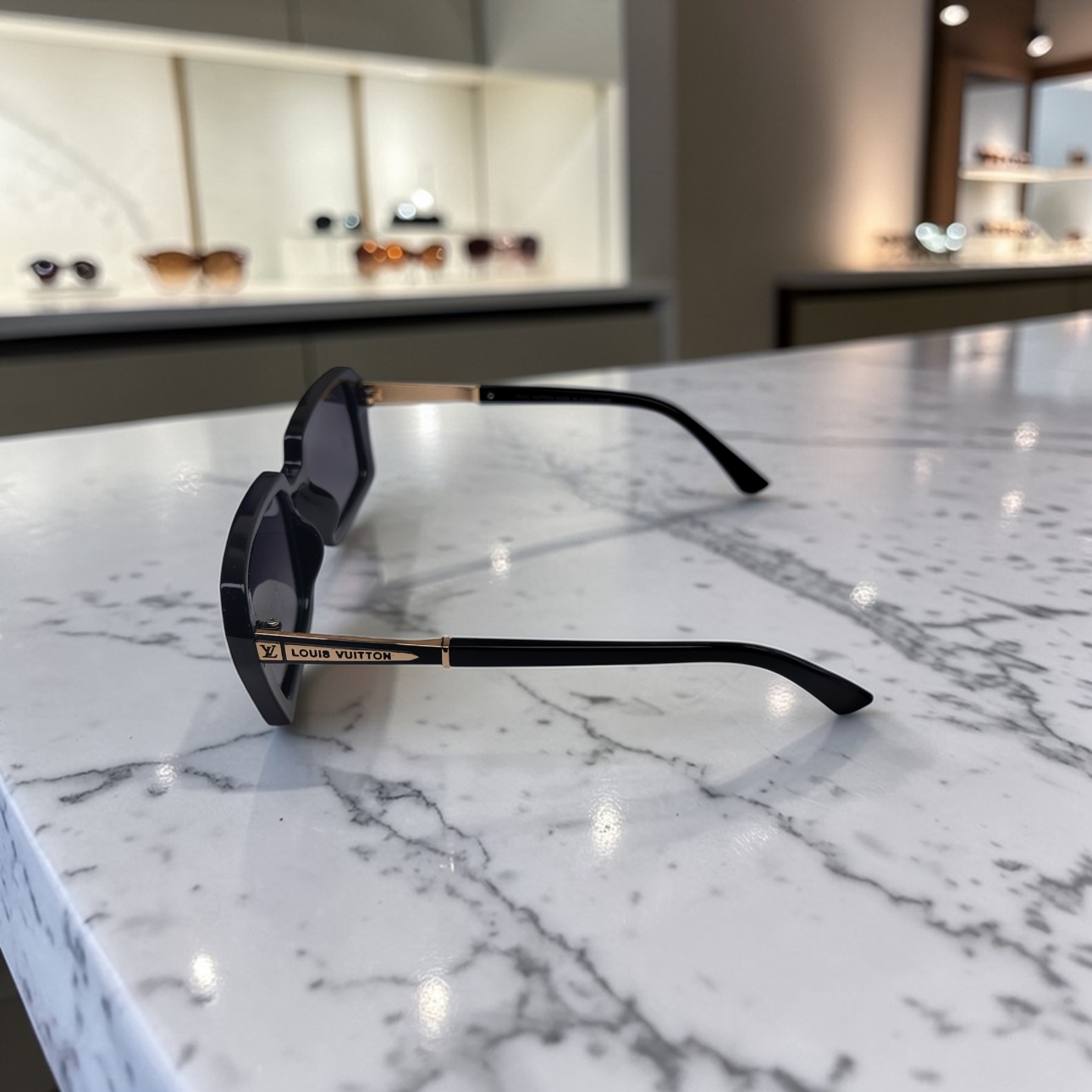 LV Black rectangular