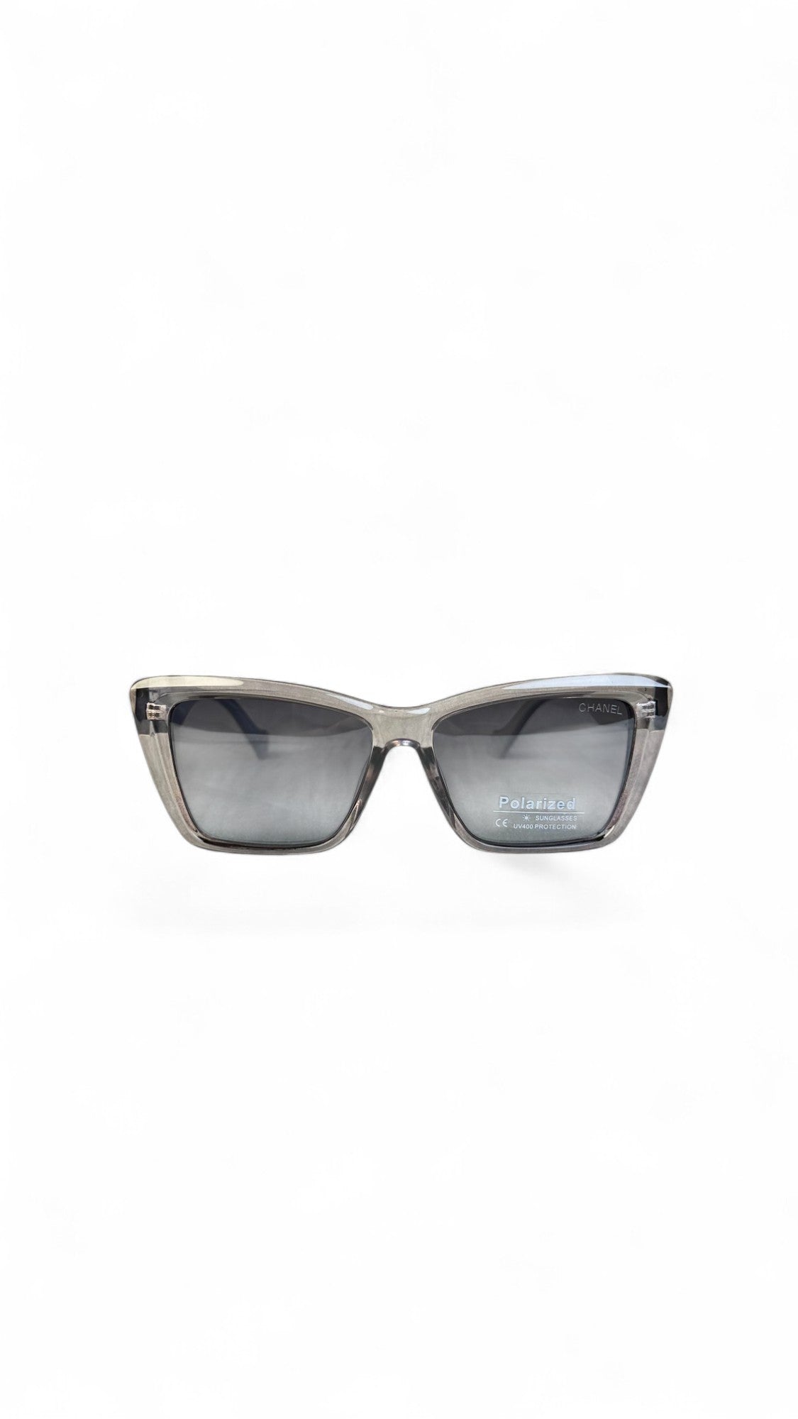 Chanel Grey Accent Cat-Eye Sunglasses – Polarized Luxury Eyewear