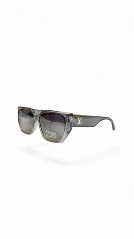 Louis Vuitton Transparent Grey Polarized Sunglasses – Modern UV400 Luxury Eyewear