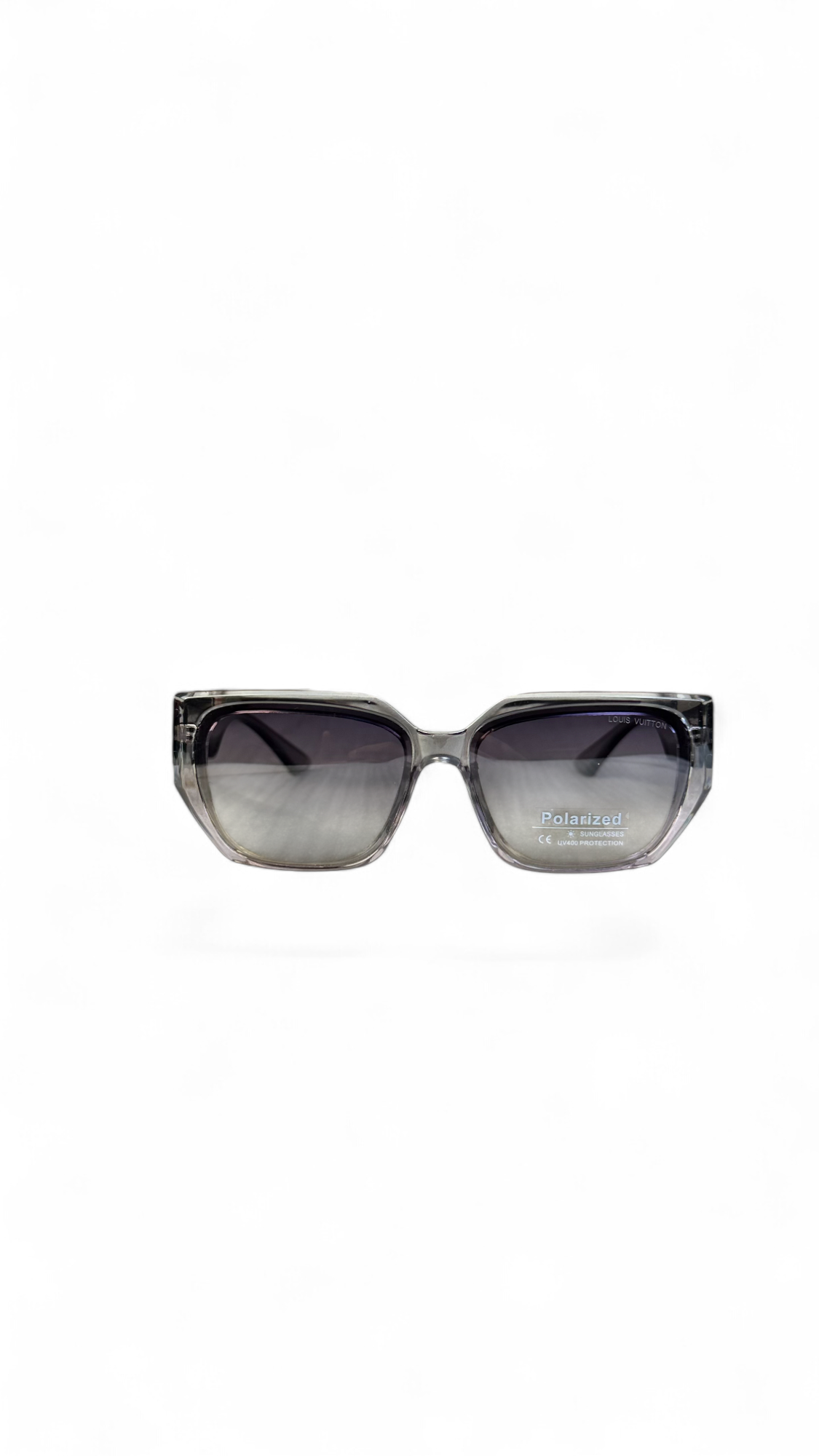 Louis Vuitton Transparent Grey Polarized Sunglasses – Modern UV400 Luxury Eyewear