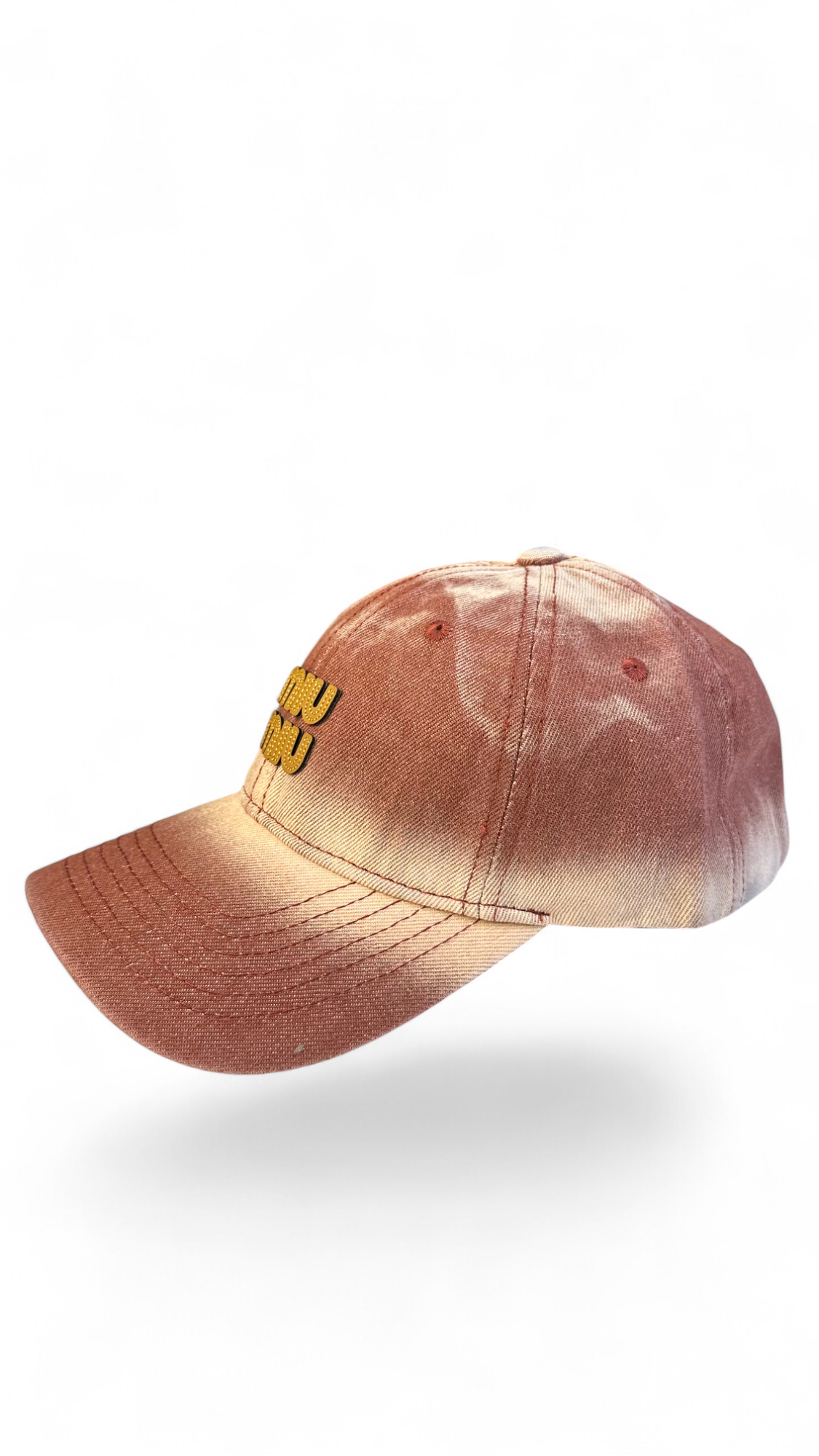 Miu Miu Monogram Washed-Denim Baseball Cap