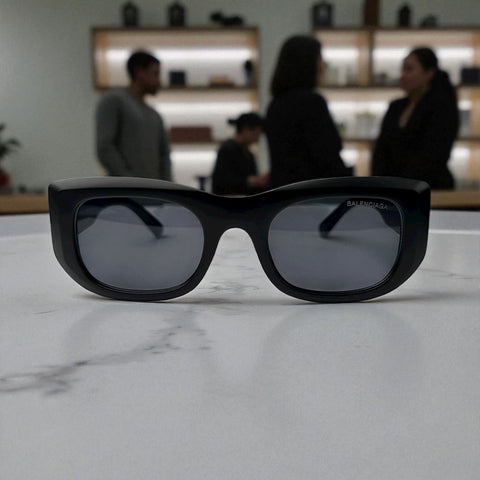 Balenciaga Iconic Signature Black Sunglasses - Timeless Elegance ✨