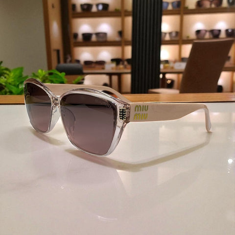 Miu Miu Pink Petal Polarized Sunglasses