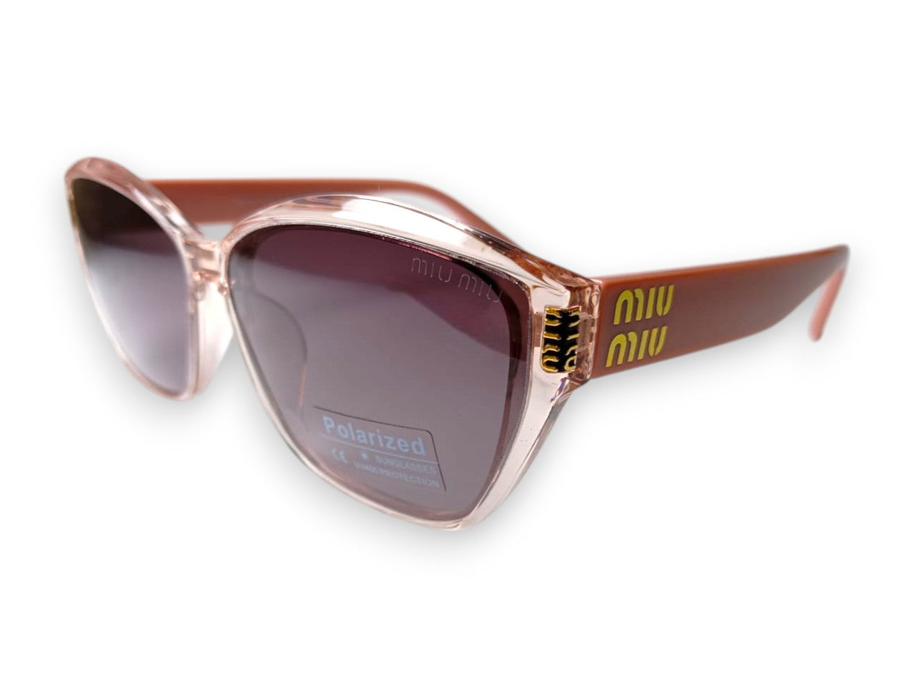 Miu Miu Pink Petal Polarized Sunglasses