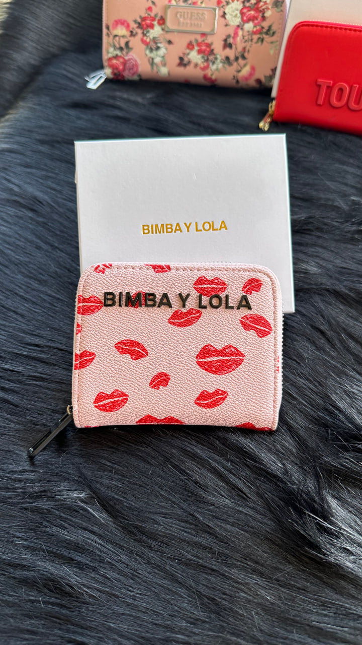 Bimba Y Lola Playful Lips Mini Wallet
